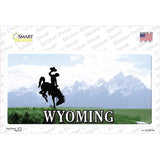 Wyoming State Novelty Sticker Decal