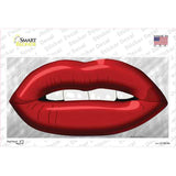 Red Lips Novelty Sticker Decal