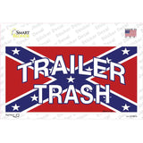 Trailer Trash Novelty Sticker Decal