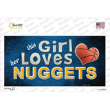 This Girl Loves Her Nuggets Novelty Sticker Decal