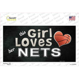 This Girl Loves Her Nets Novelty Sticker Decal