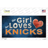 This Girl Loves Her Knicks Novelty Sticker Decal