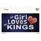 This Girl Loves Her Kings Novelty Sticker Decal