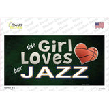 This Girl Loves Her Jazz Novelty Sticker Decal