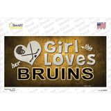 This Girl Loves Her Bruins Novelty Sticker Decal