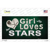 This Girl Loves Her Stars Novelty Sticker Decal