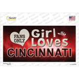 This Girl Loves Cincinnati Novelty Sticker Decal