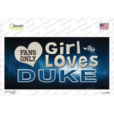 This Girl Loves Duke Novelty Sticker Decal