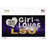 This Girl Loves LSU Novelty Sticker Decal
