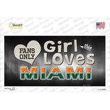 This Girl Loves Miami Novelty Sticker Decal