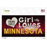This Girl Loves Minnesota Novelty Sticker Decal