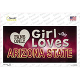 This Girl Loves Arizona State Novelty Sticker Decal