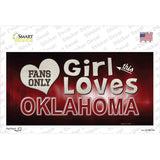 This Girl Loves Oklahoma Novelty Sticker Decal