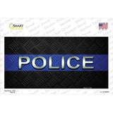 Police Thin Blue Line Novelty Sticker Decal