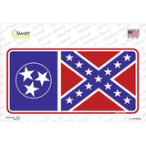 Confederate Flag Tennessee Novelty Sticker Decal