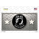 POW MIA Diamond Novelty Sticker Decal