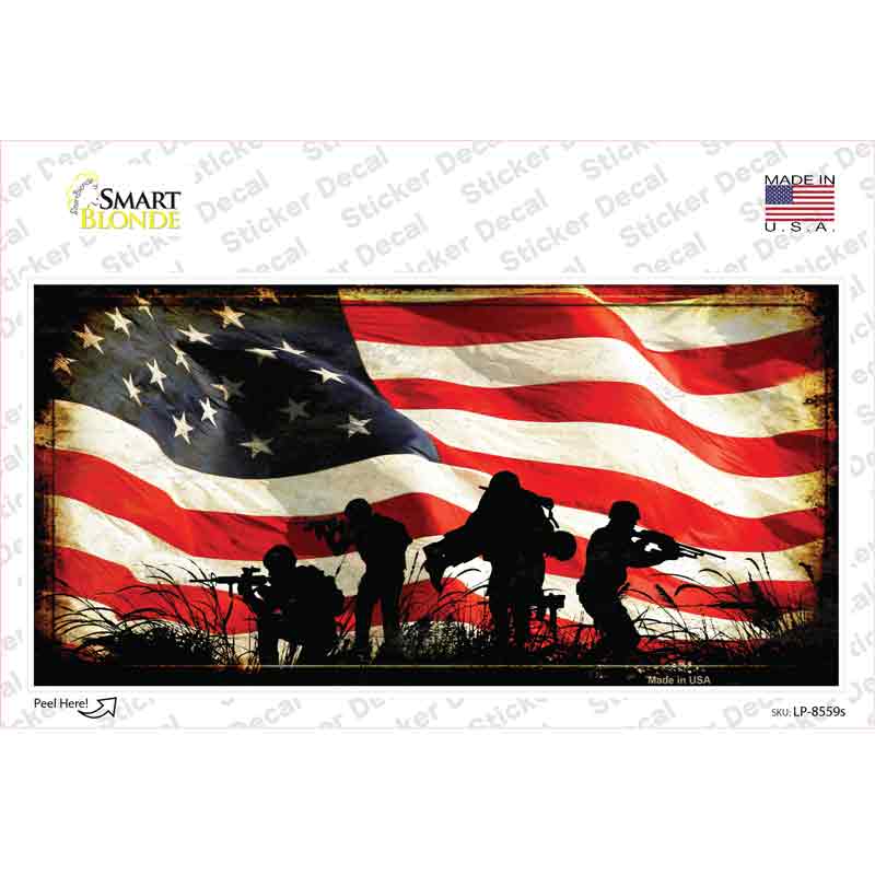 Freedom Sticker Bring home our American Freedom Fighters License Plate Sticker ...