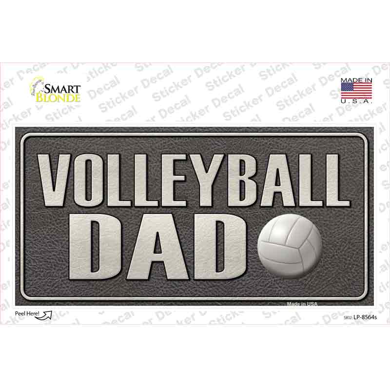 Volleyball Dad Novelty Sticker Decal