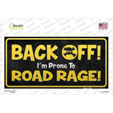 Back Off Novelty Sticker Decal