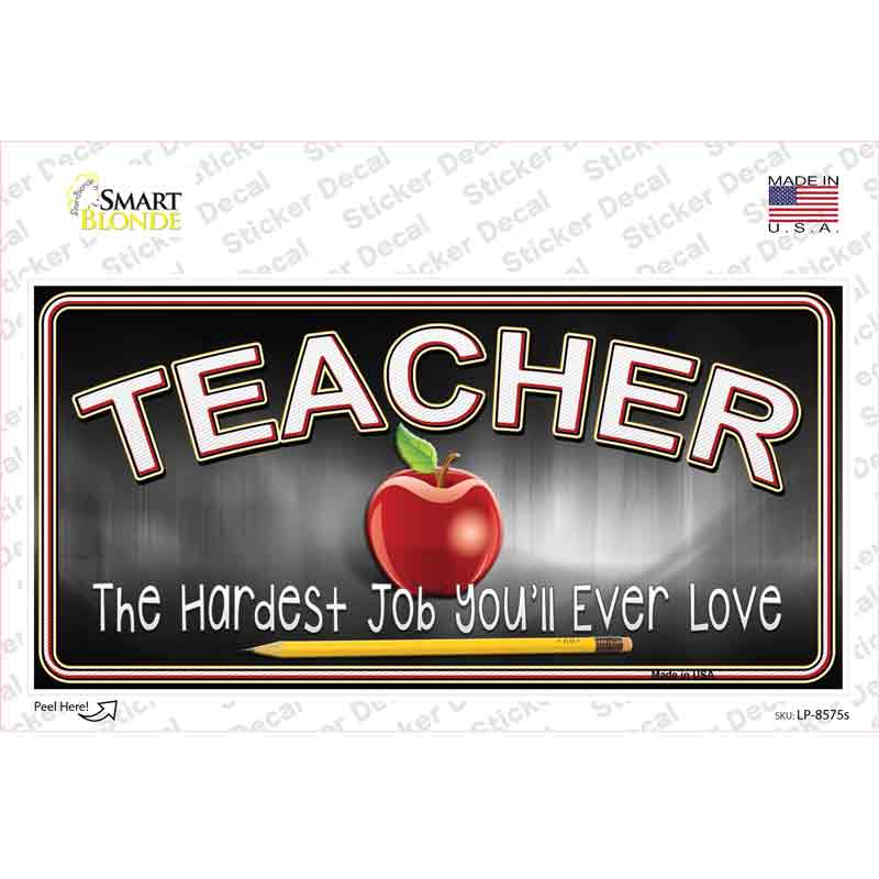 Teacher Novelty Sticker Decal