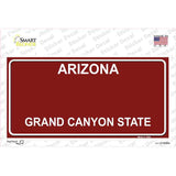 Arizona Red Novelty Sticker Decal