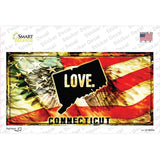 Connecticut Love Novelty Sticker Decal
