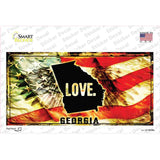 Georgia Love Novelty Sticker Decal