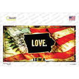 Iowa Love Novelty Sticker Decal