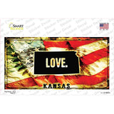 Kansas Love Novelty Sticker Decal