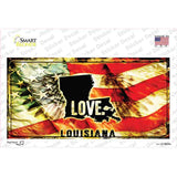Louisiana Love Novelty Sticker Decal