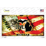 Michigan Love Novelty Sticker Decal
