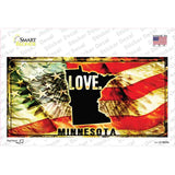Minnesota Love Novelty Sticker Decal
