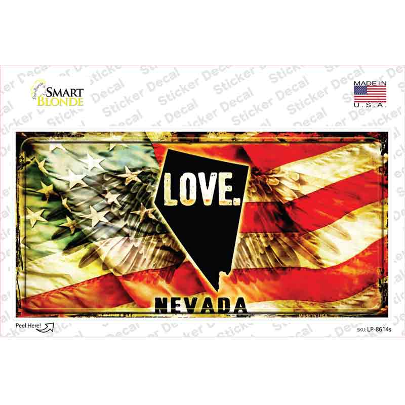 Nevada Love Novelty Sticker Decal