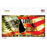 New Hampshire Love Novelty Sticker Decal
