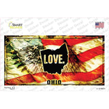 Ohio Love Novelty Sticker Decal