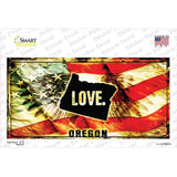 Oregon Love Novelty Sticker Decal