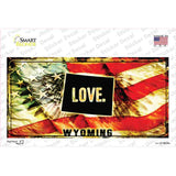 Wyoming Love Novelty Sticker Decal