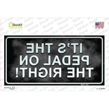 Pedal On The Right Novelty Sticker Decal