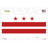 Washington DC Flag Novelty Sticker Decal