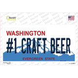 No 1 Craft Beer Washington Novelty Sticker Decal