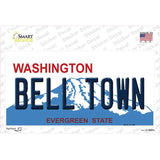 Bell Town Washington Novelty Sticker Decal