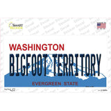 Bigfoot Territory Washington Novelty Sticker Decal