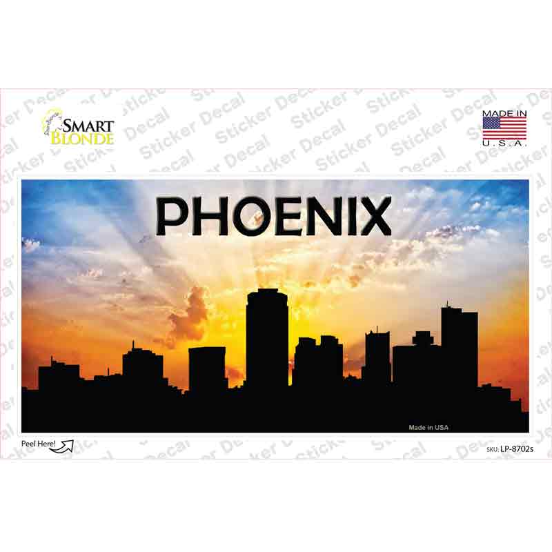 Phoenix Silhouette Novelty Sticker Decal