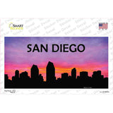 San Diego Silhouette Novelty Sticker Decal