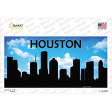 Houston Silhouette Novelty Sticker Decal