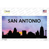 San Antonio Silhouette Novelty Sticker Decal