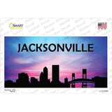 Jacksonville Silhouette Novelty Sticker Decal