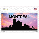 Montreal Silhouette Novelty Sticker Decal