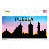 Puebla Silhouette Novelty Sticker Decal