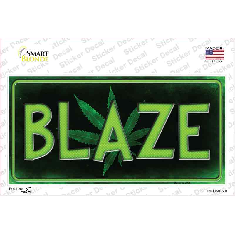 Blaze Novelty Sticker Decal